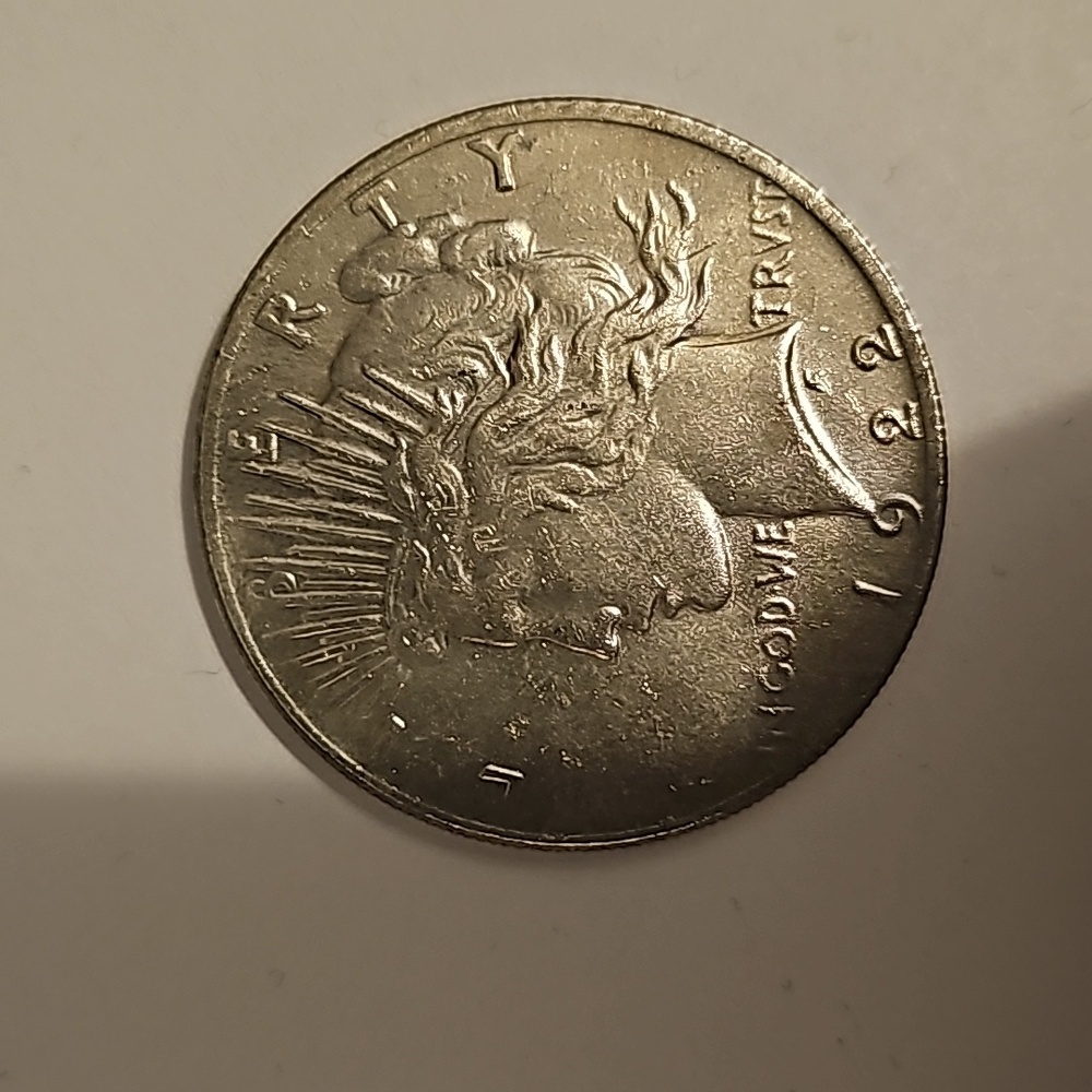 1922 silver dollar